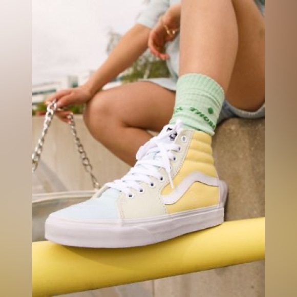 VANS SK8-Hi sneakers in pastel color block Mens 9.5 Women’s 11 - Picture 9 of 16